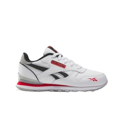 Afbeelding van Reebok Uniseks Kid&#039;s Classic Leather Step N Flash Sneakers, FTWWHT/PUGRY3/VECRED