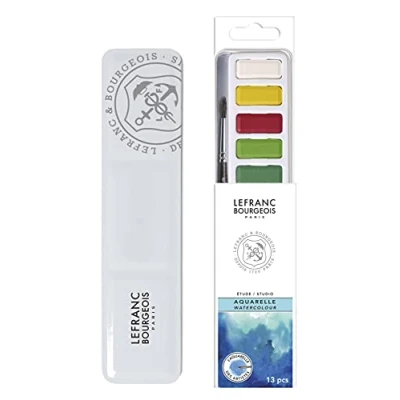 Afbeelding van Lefranc Bourgeois Studio Aquarel Set met 12 Tabletten