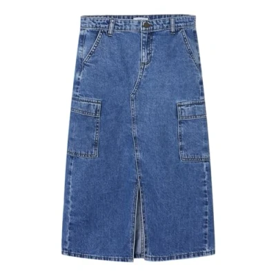 Image de NAME IT Jupe en jean pour fille, denim bleu médium, 134