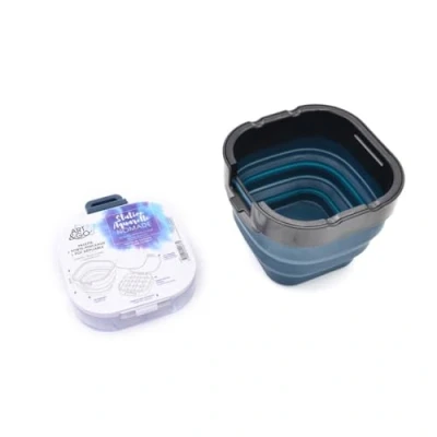 Afbeelding van ART&amp;GO Nomadisch aquarelstation met siliconen pot en verfpalet