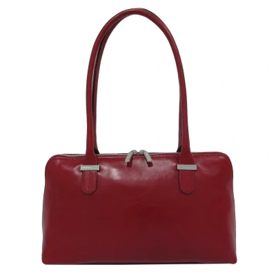 Afbeelding van Claudio Ferrici Classico Shoulder bag red VI Damestas