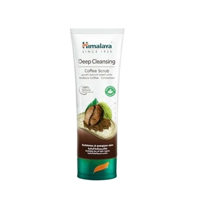 Afbeelding van Himalaya Deep Cleansing Coffee Face Scrub met koffie en kaneel voor een zachte peeling gereinigde huid olievrije glans, 75 ml