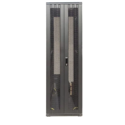 Afbeelding van DSIT 47U serverkast met dubbele geperforeerde voor en achterdeur 600x800x2200mm (BxDxH) serverbehuizing serverrack 19 inch