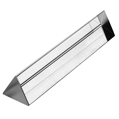 Afbeelding van Sourcemall 150 mm optisch glazen prisma voor het onderwijzen van de fysiciteit lichtspectrum en fotoprisma&#039;s