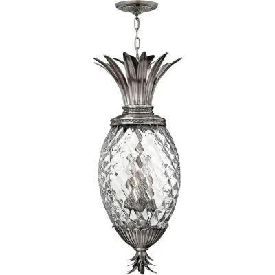 Afbeelding van Hinkley LED Pendelarmatuur Plantation 4X E14 Max 40W Dimbaar Polished Antique Nickel