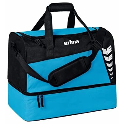 Afbeelding van Erima SIX WINGS sporttas met bodemvak curaçao/zwart