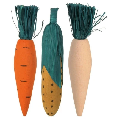 Afbeelding van Trixie Knabbelhout Set Speelgoed 10 cm 3 stuks