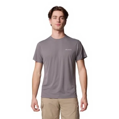 Afbeelding van Columbia Zero Rules™ Light SS Crew Heren Outdoorshirt Grey