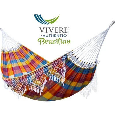 Afbeelding van Vivere Authentieke Braziliaanse tropische hangmat Carnival