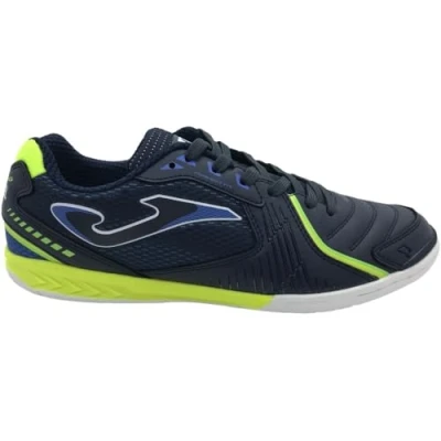 Afbeelding van Joma Dribling Zaalvoetbalschoenen, Heren, Maat: 44, Dark blue/yellow Textiel/ synthetisch
