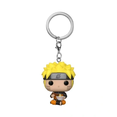 Afbeelding van Funko Pop! Sleutelhanger: Naruto Uzumaki with Noodles Vinyl minifiguur om te verzamelen fancy sleutelhanger kerstcadeau cadeau idee Officiële producten Anime Fans