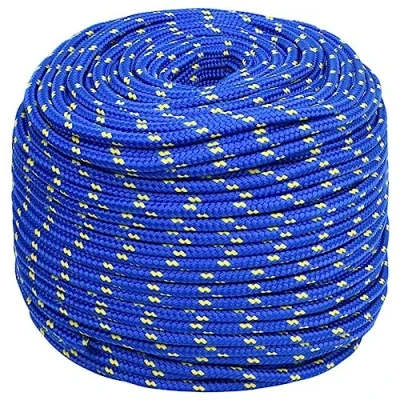 Afbeelding van vidaXL Boottouw, 6 mm, 50 m, polypropyleen, blauw