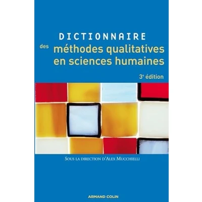 Afbeelding van Dictionnaire des méthodes qualitatives en sciences humaines
