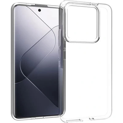 Afbeelding van Accezz Hoesje Geschikt voor Xiaomi 14 Pro Siliconen Clear Backcover Transparant