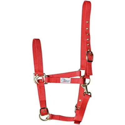Image de Harry&#039;s Horse Licol 3x Réglable Rouge Cob