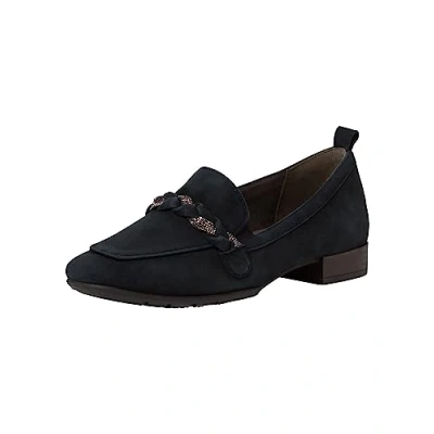 Afbeelding van Tamaris Comfort Instappers, Dames, Maat: 40, Navy Leer