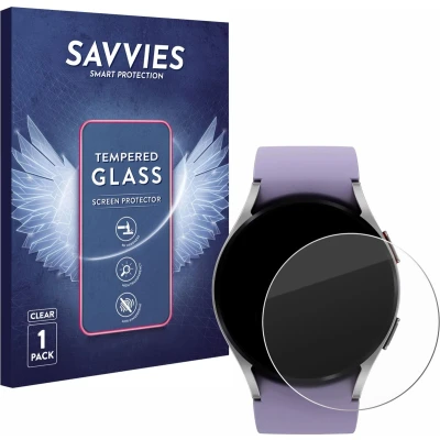 Afbeelding van Savvies Glas Screenprotector voor Samsung Galaxy Watch 5 (40mm) Gehard Beschermglas 9H