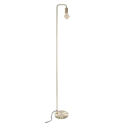 Afbeelding van Metalen Vloerlamp staande lamp goud