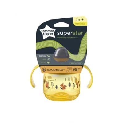 Afbeelding van Tommee Tippee Close To Nature Drinkbeker First Trainer Cup Geel 4m+ 190 ml