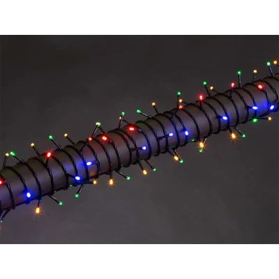 Afbeelding van STELLA LED 8 m 120 leds veelkleurig groene kabel 24 V