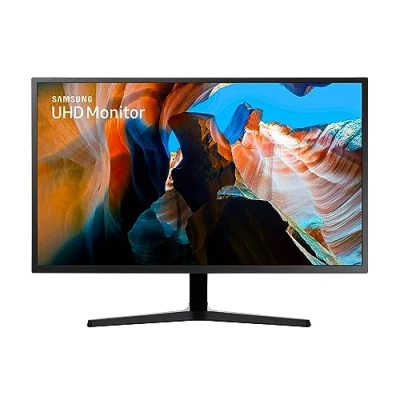 Image de Samsung U32J590UQP UJ59 Series écran LED 32&quot; (31.5&quot; visualisable) 3840 x 2160 4K @ 60 Hz VA 270 cd/m² 3000:1 4 ms 2xHDMI, DisplayPort bleu foncé/gris