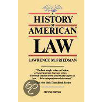 Afbeelding van A History Of American Law