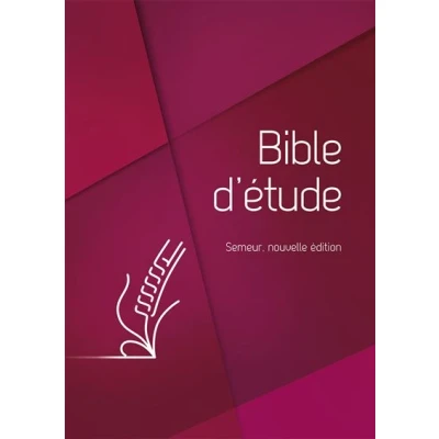Image de Bible d&#039;étude Version Semeur, rigide rouge