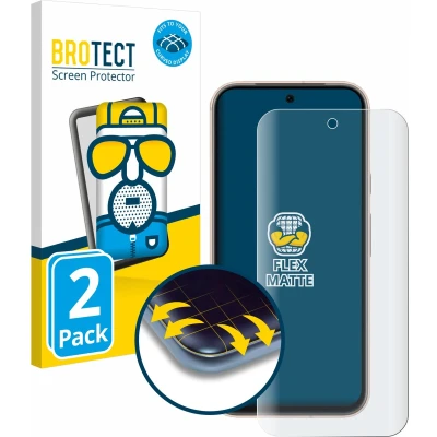 Afbeelding van BROTECT Screenprotector voor Google Pixel 8a Folie Beschermfolie matte volledig dekking (2 Stuks)