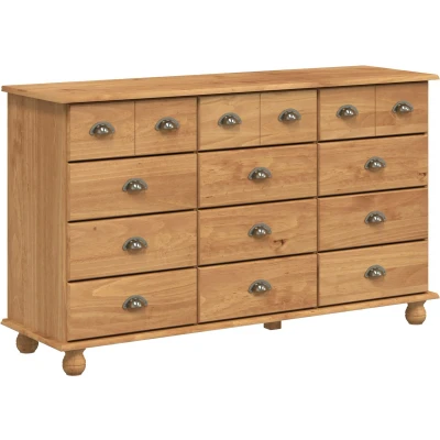 Afbeelding van vidaXL Ladekast &#039;ASKIM&#039;79x40x133.5 cm Massief Grenenhout