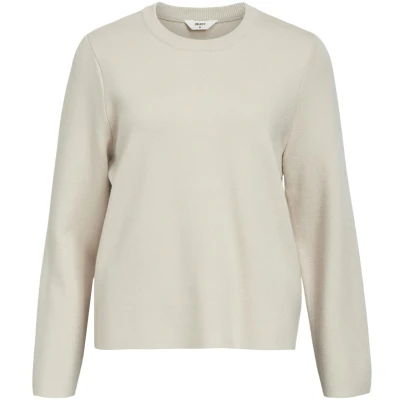 Afbeelding van Object LANGÄRMELIGER Trui, Dames, Maat: Medium, Silver gray