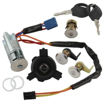 Afbeelding van Set van 3 sloten + Neiman tankdop voor Peugeot 206 (vanaf 1998) met dubbele sleutels