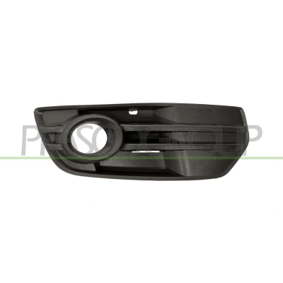 Afbeelding van PRASCO AD8202133 Bumper Grill met gat(en) voor mistlampen rechts Korrelig AUDI: Q5