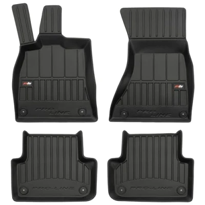 Afbeelding van M MOTOS rubberen vloermatten voor Audi A5 Sportback 8T 2009 2016 Maak autorijden comfortabeler met de zwarte antislip automat 3D Vloermat alle weersomstandigheden, bescherming tegen vuil