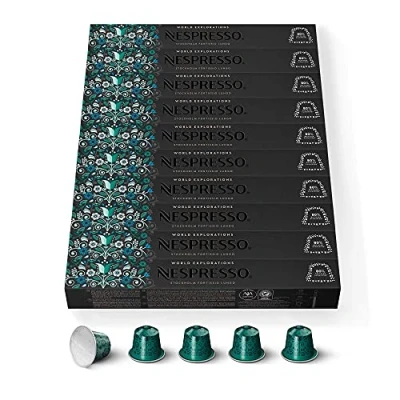Afbeelding van NESPRESSO Stockholm Lungo, donker roosteren, 100 koffiecapsules