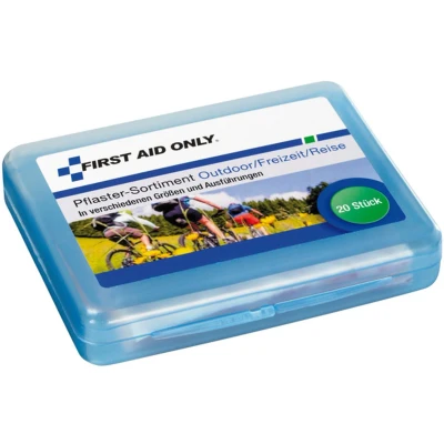 Afbeelding van First Aid Only pleisterset outdoor/reizen 20 stuks assorti AC P10024