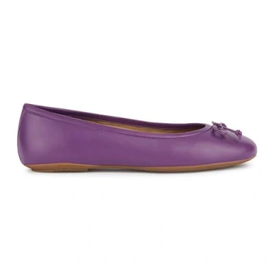Afbeelding van Geox D Palmaria Ballerina&#039;s, Dames, Maat: 40, Purple Leer