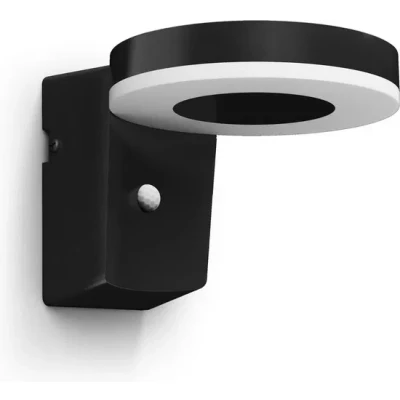 Afbeelding van Philips Zonal 8720169265769 Wandlamp op zonne energie met bewegingsmelder 1.3 W Zwart