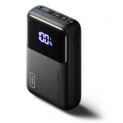 Afbeelding van INIU Power Bank, 20.000 mAh, 65 W, klein maar krachtig, voor mobiele telefoon en laptop, USB C ingang uitgang, compatibel met MacBook Pro, iPad, iPhone 15, 14 Pro Max, Mini Plus Steam