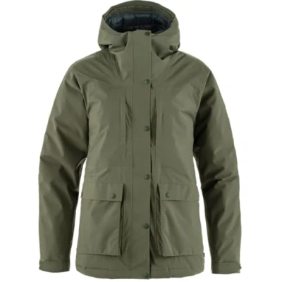 Afbeelding van HC Hydratic Padded Outdoor Jack Dames Laurel Green 300 S Groen