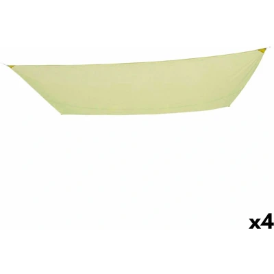 Afbeelding van Schaduwdoeken Aktive Driehoekig Crème 300 x 400 cm (4 Stuks)