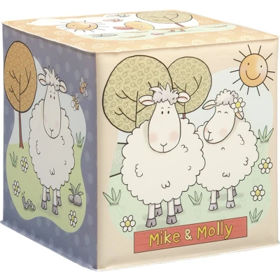 Afbeelding van Mike &amp; Molly badspeelgoed, zachte badkubus baby peuter speelgoed Bambolino Toys