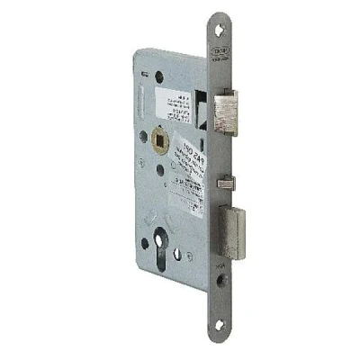 Afbeelding van Nemef 699 zelfvergrendelend paniekslot met wisselfunctie E DR. 2+4 doornmaat 60 PC 72 voorplaat afgerond 24x235 mm EN179