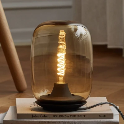 Afbeelding van Eva Solo Acorn Lamp Amber Bruin Kunststof Glas
