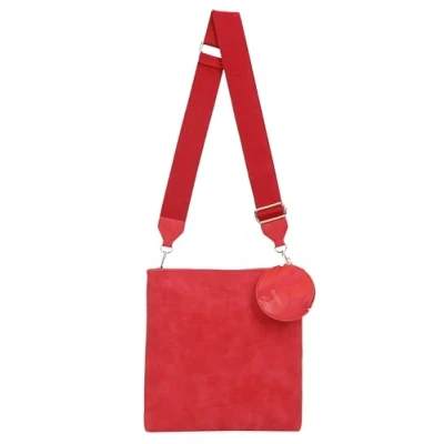 Afbeelding van Fritzi aus Preußen Schoudertas Brigitte X Ronja Cross Body Bag Red Rood