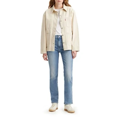Image de Levi&#039;s Femme Jeans 724™ High Rise Straight, Blue Wave Light, 25W / 30L