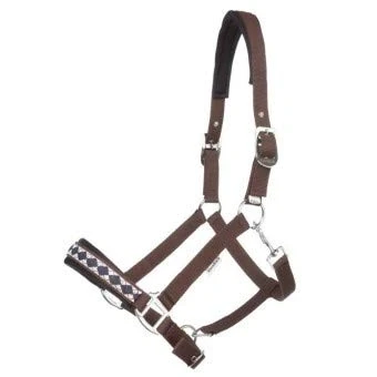 Image de Kavalkade Licol Perlon Classic Marron Cob