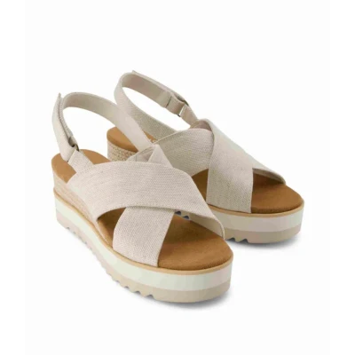 Afbeelding van Toms Diana Crossover Sandalen Dames Zwart Maat 36