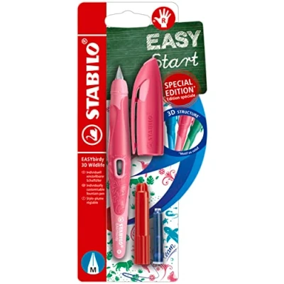 Afbeelding van STABILO EASYbirdy 3D Wildlife Special Edition praworęczna, różowa
