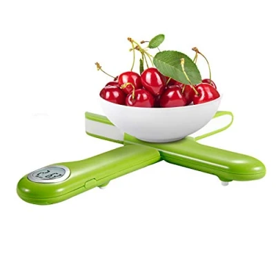 Afbeelding van CAMRY Opvouwbare keukenweegschaal, digitale weegschaal, elektronische 5 kg/1 g, lcd display, met tarra functie (groen)