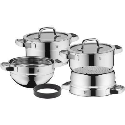 Afbeelding van WMF Compact Cuisine Pannenset 4 delig Kookpannenset